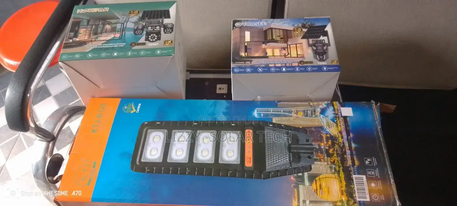 Solar Street Light and Surveillance