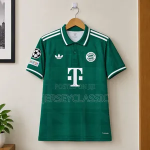 Bayern Munich Green 2025/26 Retro-Style Football Jersey – Müller #10