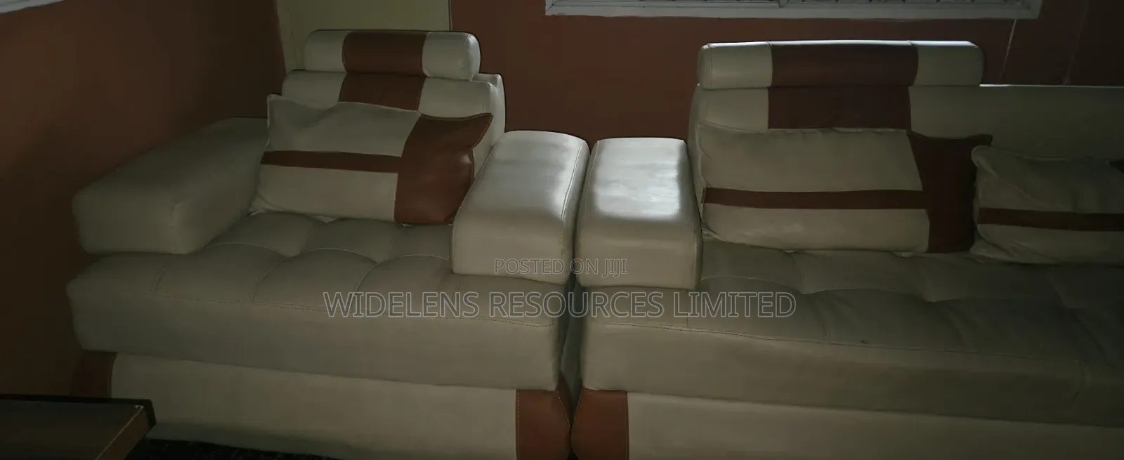 Modern L Shaped Leather Sofa