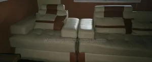 Modern L Shaped Leather Sofa