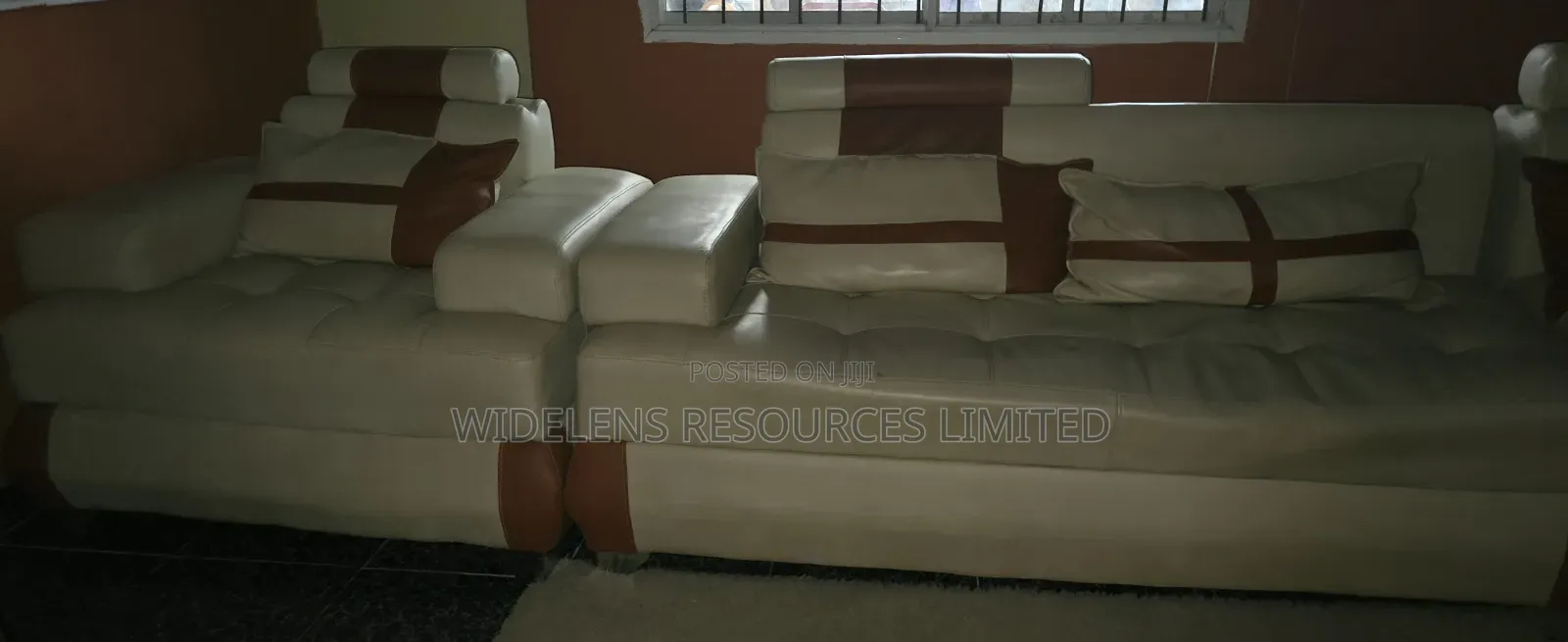 Modern L Shaped Leather Sofa
