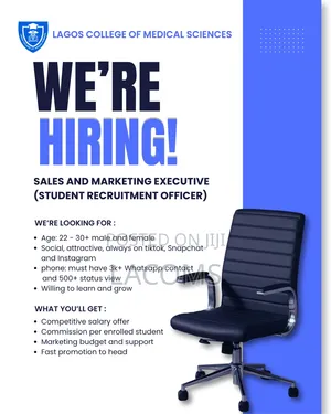 Sales and Marketing Executives (Student Recruitment Officer)