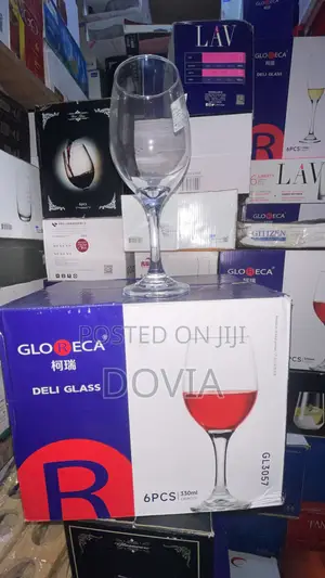 330ml Per Glass 6 PCS a Pack High Quality, Clear Lead Free Glass