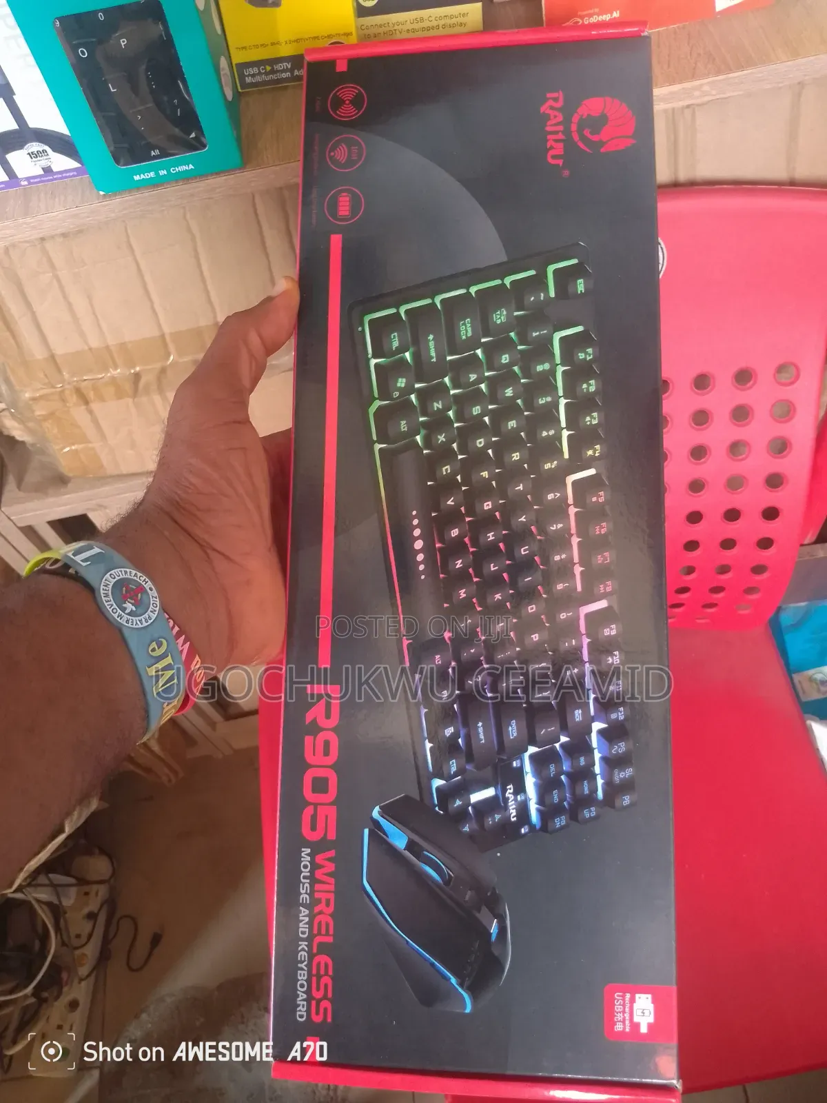 RGB Wireless Keyboard and Mouse