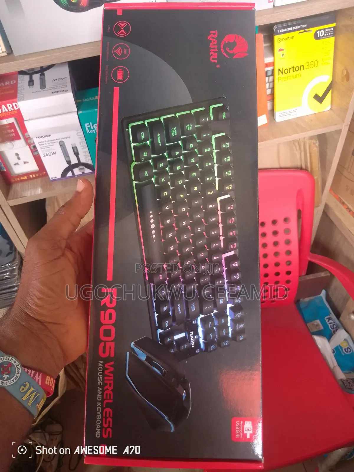 RGB Wireless Keyboard and Mouse