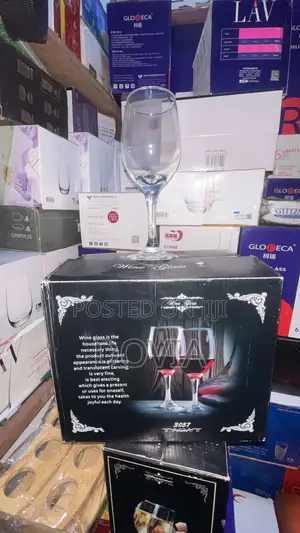 6pcs High Quality Glass Wine, Elegant Crystal Clear , Classic Stemmed