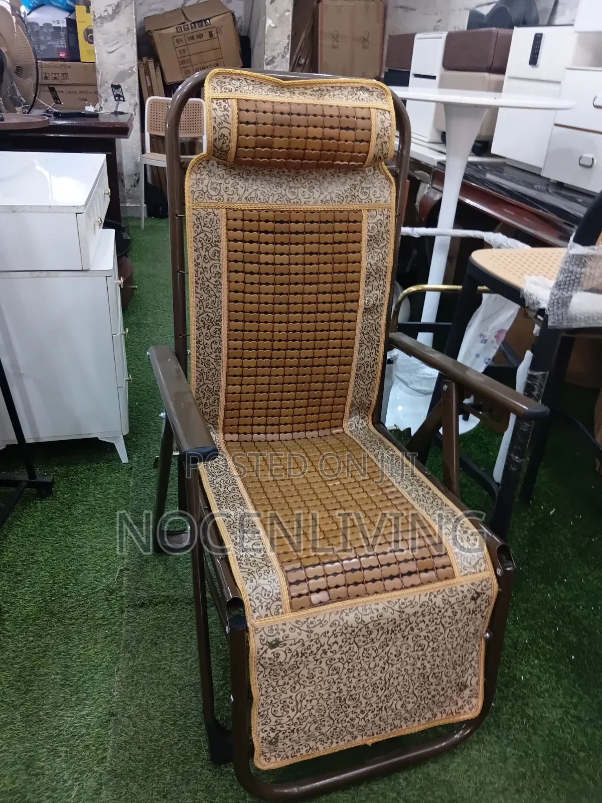 Luxury Foldable Bamboo Reclining Lounge Chair