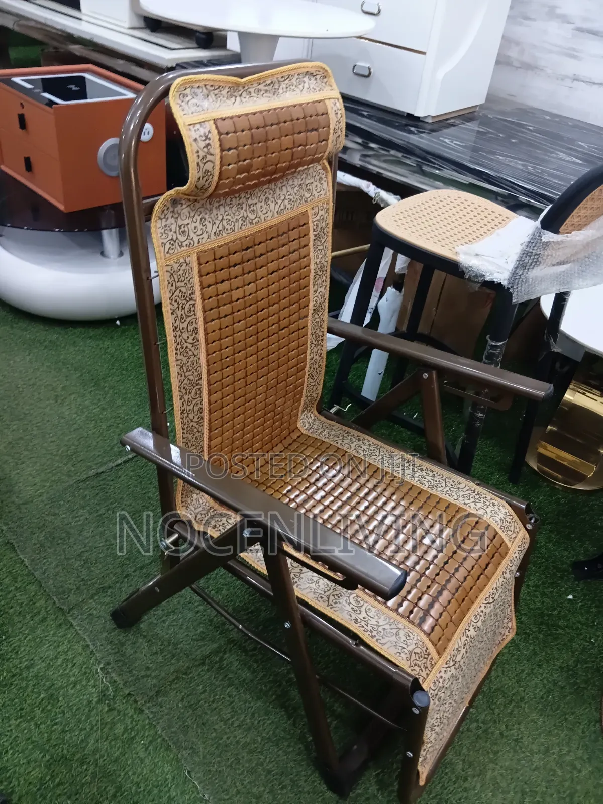 Luxury Foldable Bamboo Reclining Lounge Chair