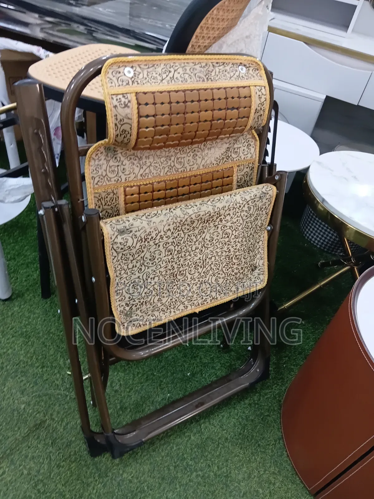 Luxury Foldable Bamboo Reclining Lounge Chair