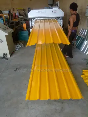 Golden Yellow 0.50mm Longspan Aluminium Roofing Sheet - Emmybest