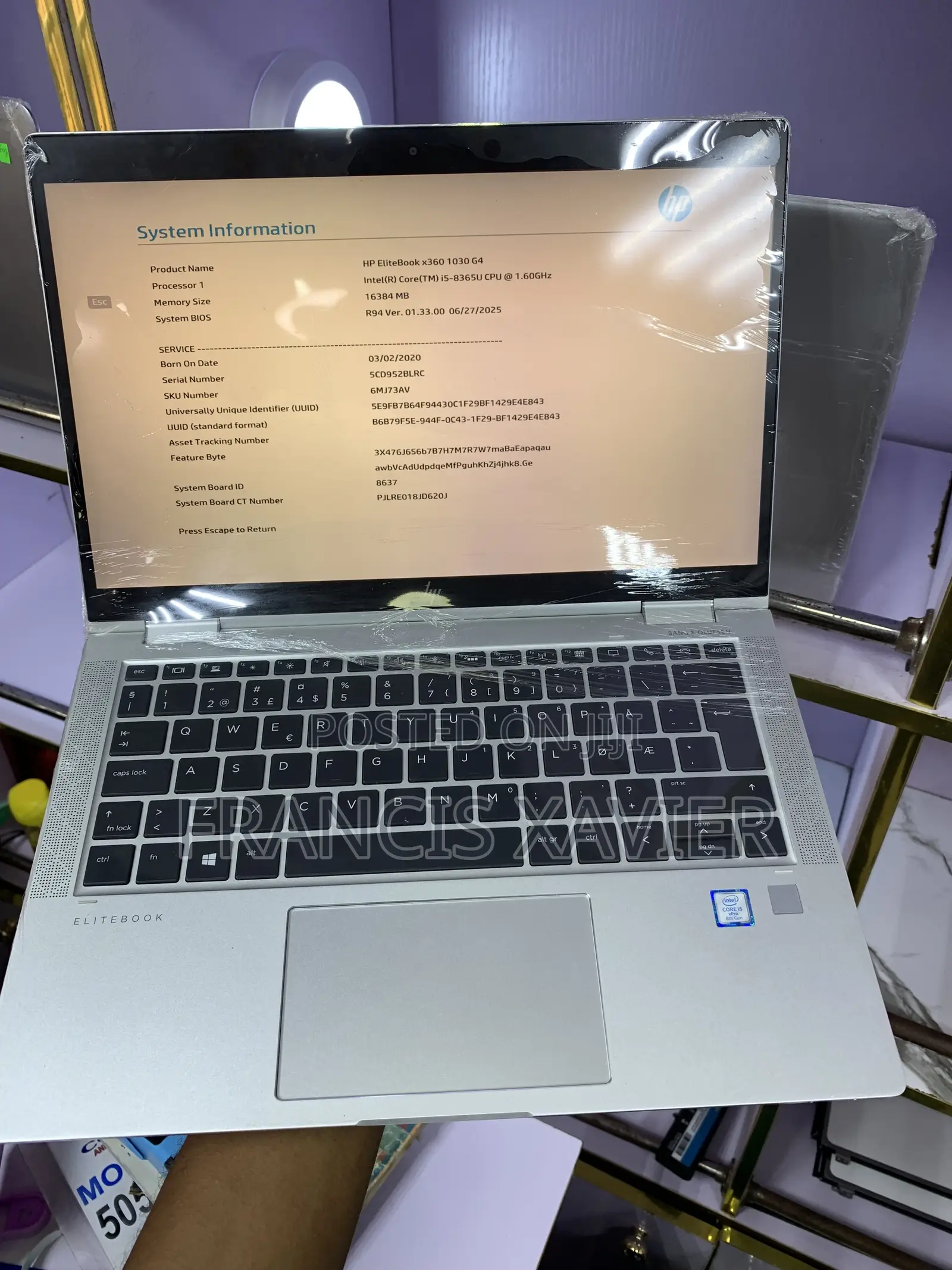 Laptop HP EliteBook 1030 16GB Intel Core i7 SSD 512GB