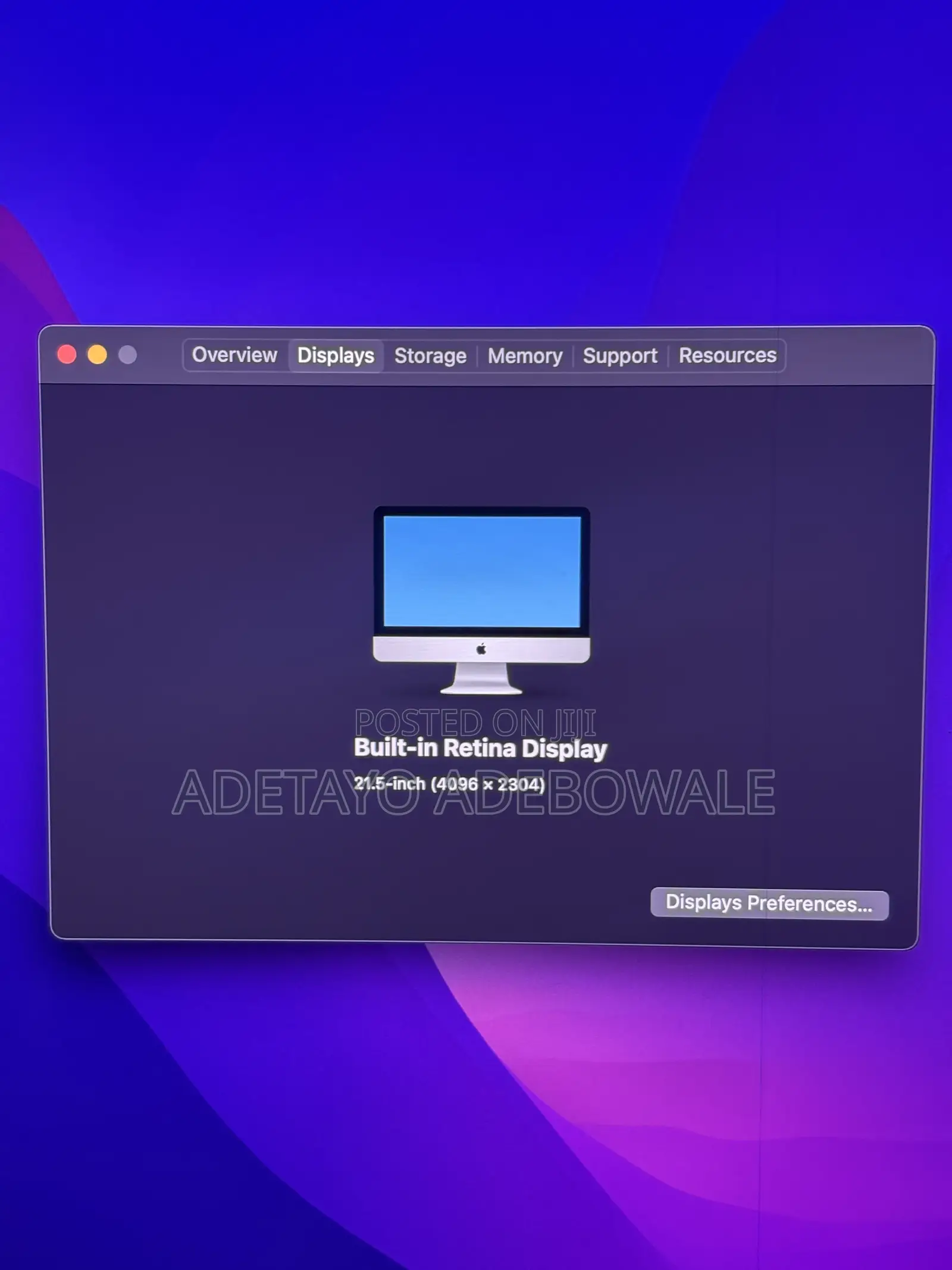 Desktop Computer Apple iMac 32GB Intel Core i5 SSD 1T