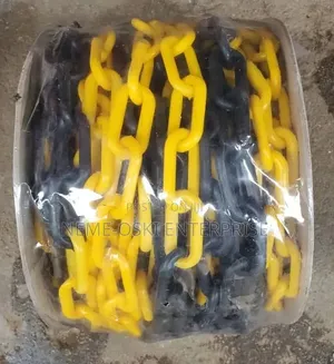 Plastic Chain - Safety Chain-8mmx25m-Yellow/Black