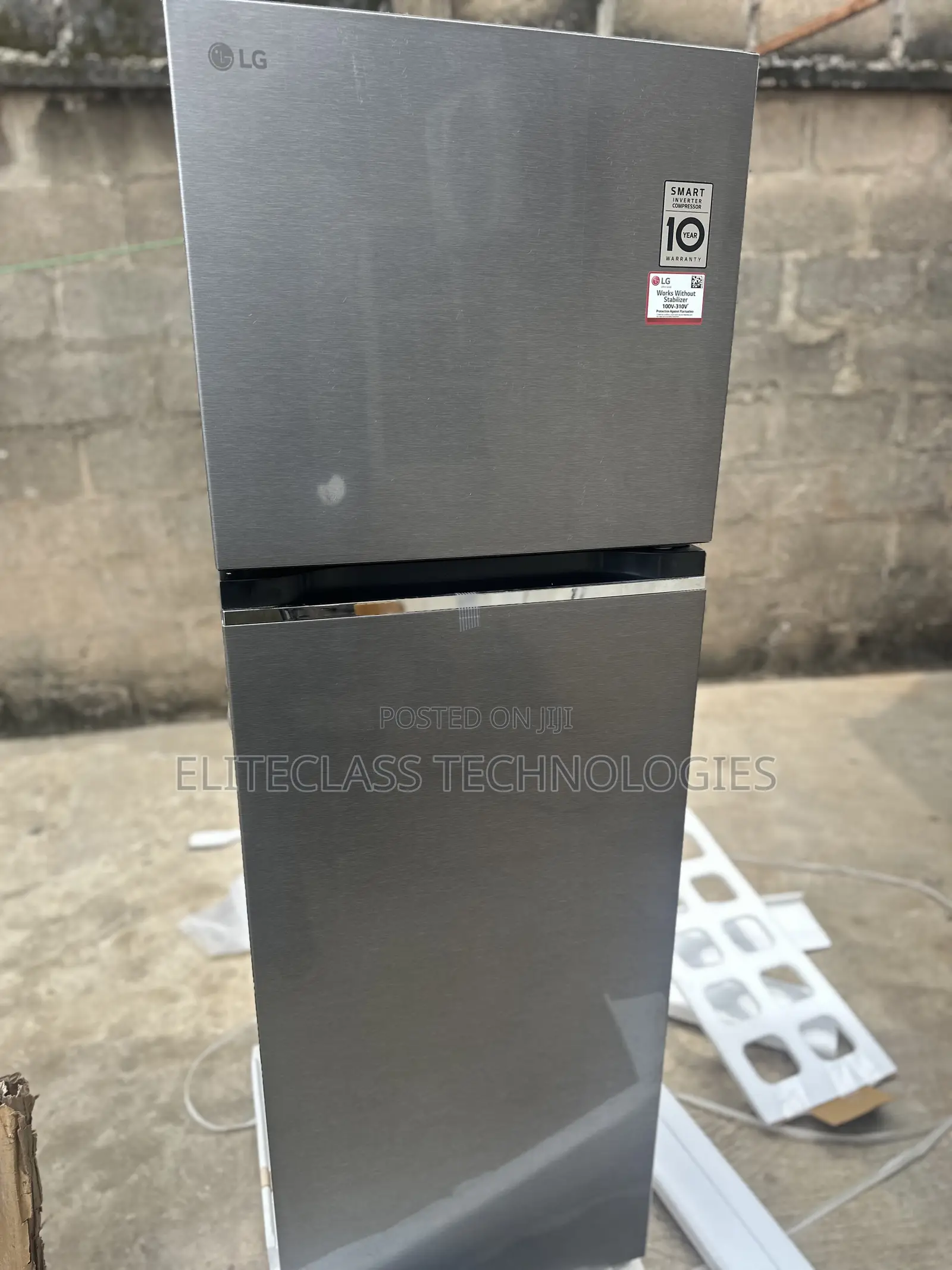 Durable LG 266L Double Door Refrigerator GL-B262PQKB Model