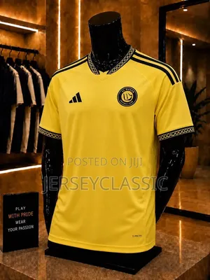 Al Nassr Yellow Football Jersey – Premium Fan & Sportswear Shirt