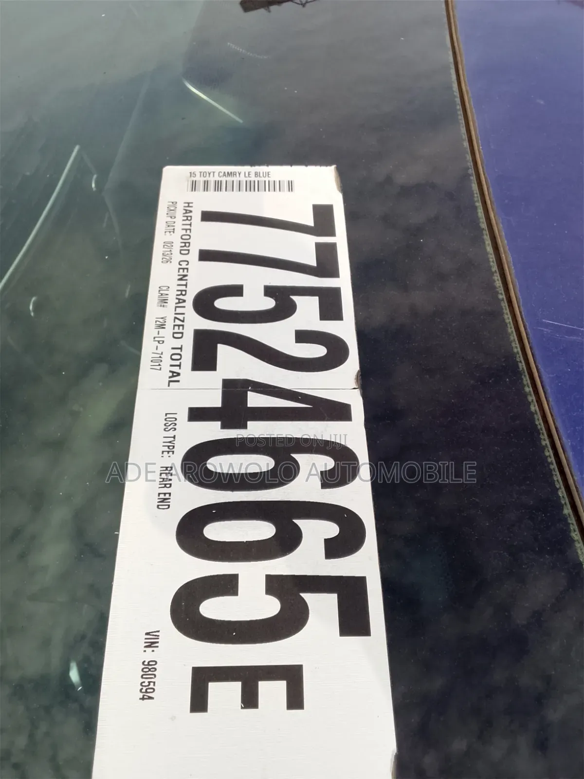 Toyota Camry 2015 Blue