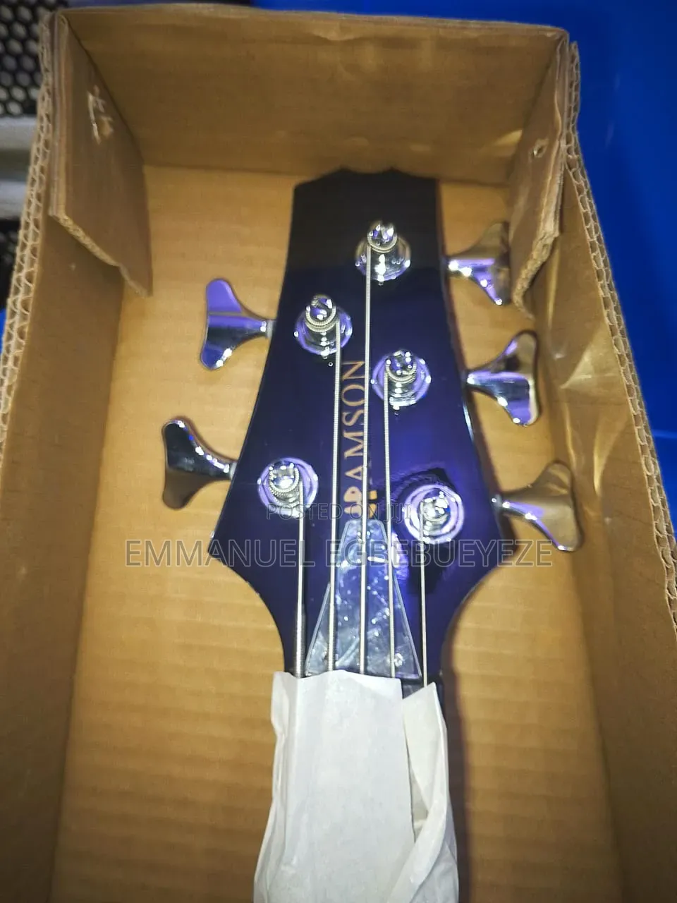 Samson Bass Guitar 5-Strings - Active Bass - Green Burst