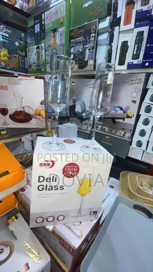 6pcs Deli Glass Liona Series Champagne Cup Set