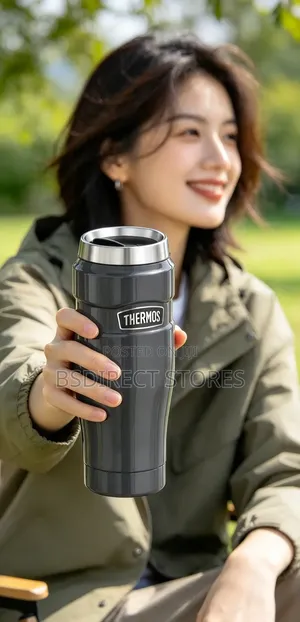 Thermos GUN METAL Stainless Steel Insulated Travel Tumbler