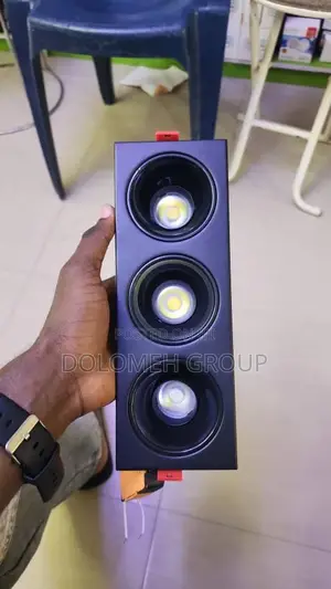 All Black 3in1 Recess Light