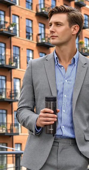 Thermos BLACK Super Light Personal Travel Tumbler, 470 Ml
