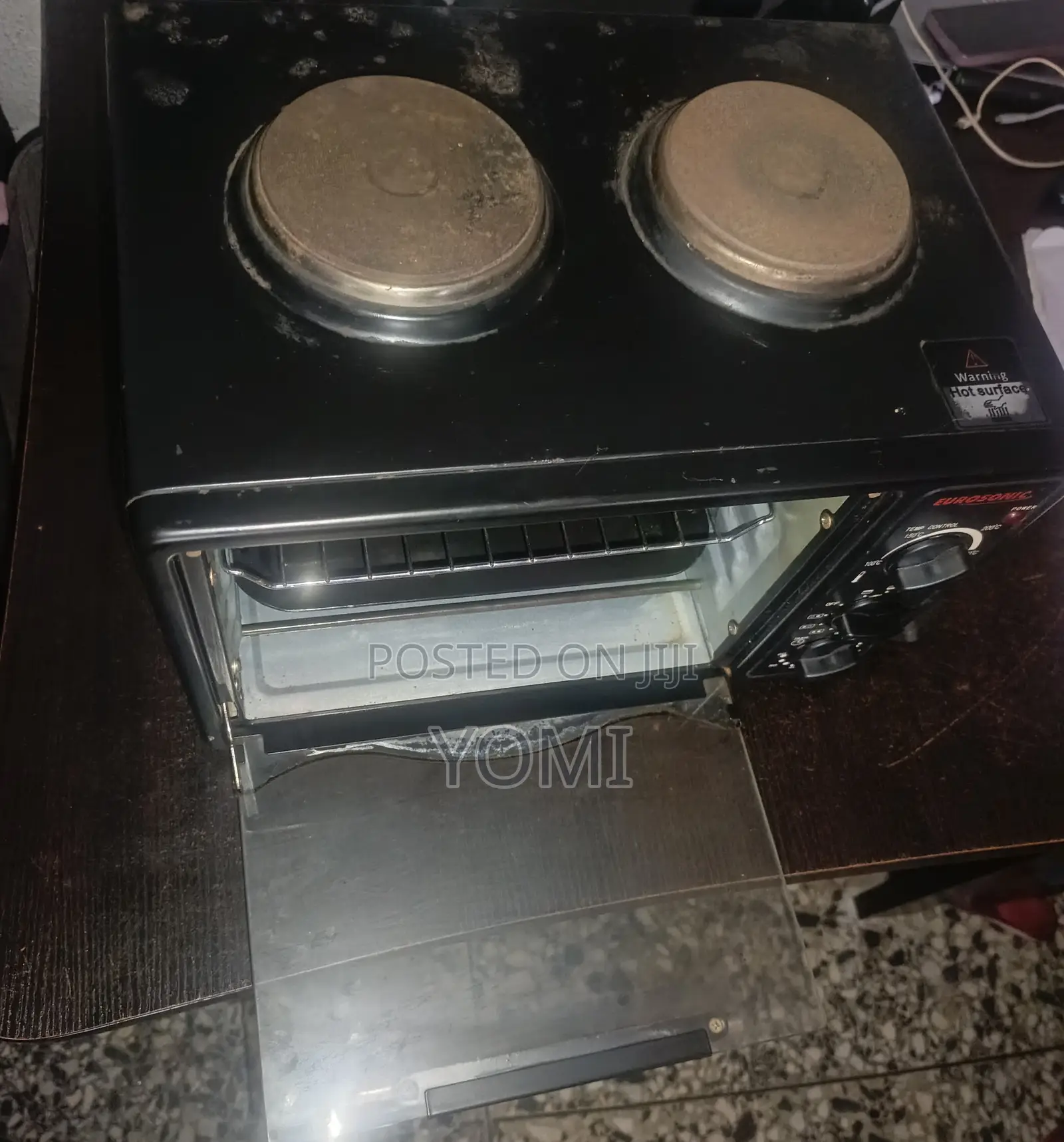 Eurosonic Multi Oven, Griller and Hot Plate(3in1)