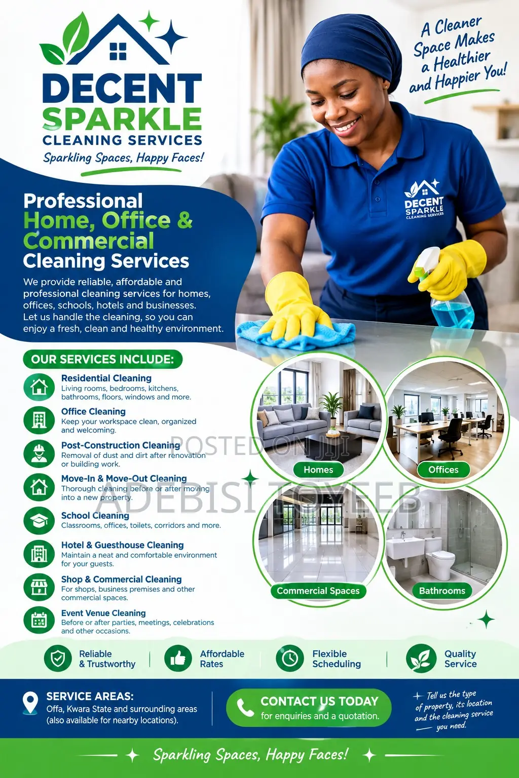 Decent Sparkle Cleaning Services – Professional Home, Office & Commerc