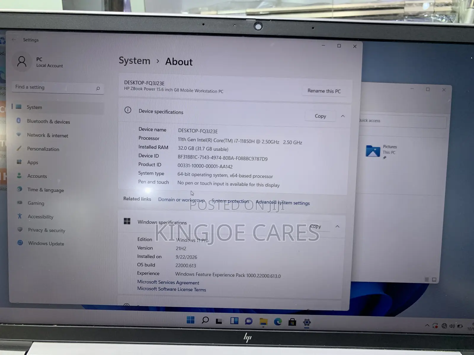 Laptop HP ZBook 15 32GB Nvidia SSD 512GB