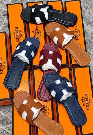 Hermes Boxed Slippers