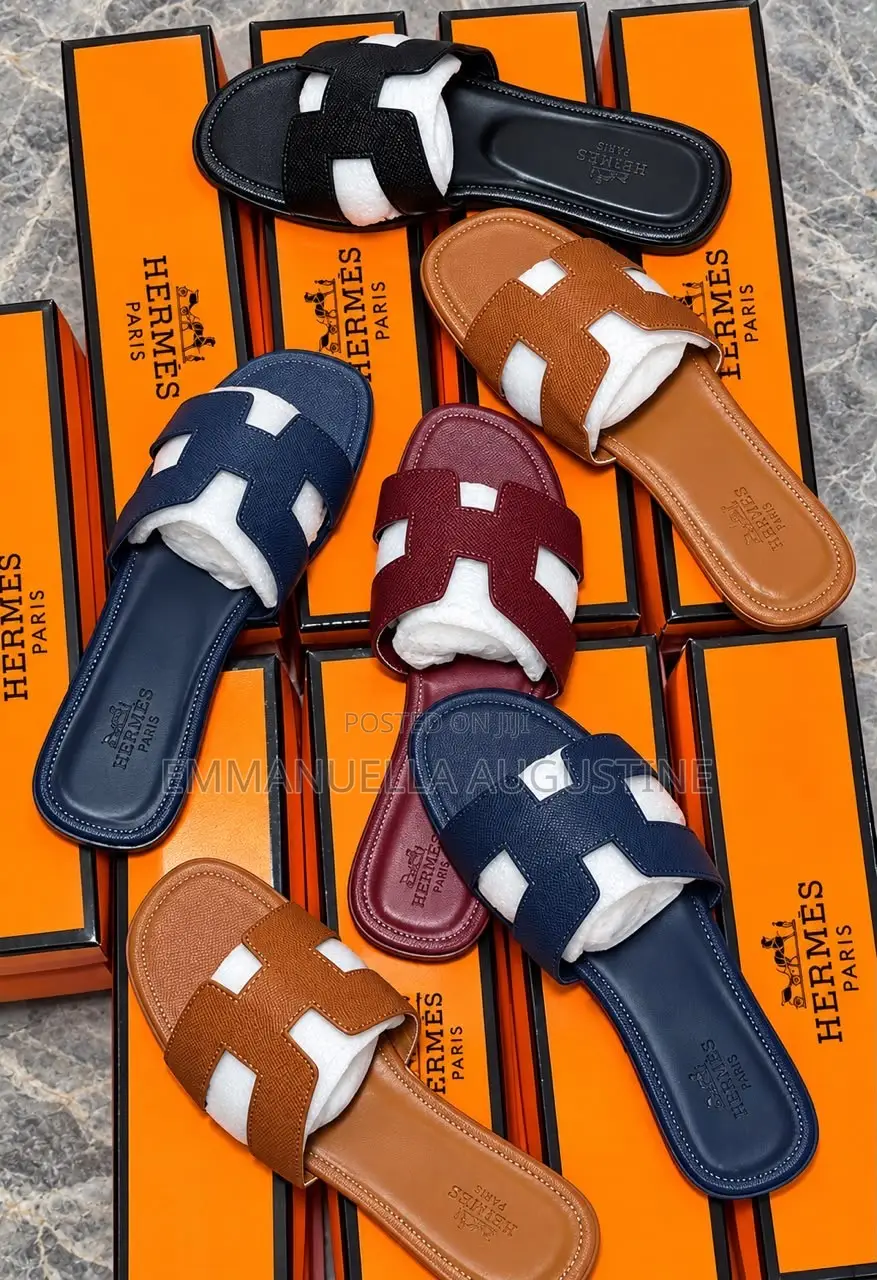 Hermes Boxed Slippers