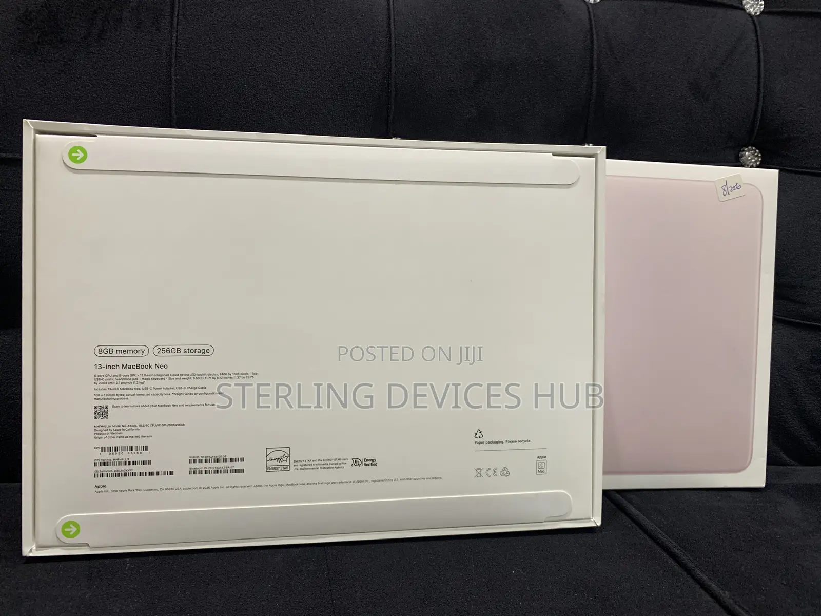 New Laptop Apple MacBook 8GB HDD+SSD 256GB