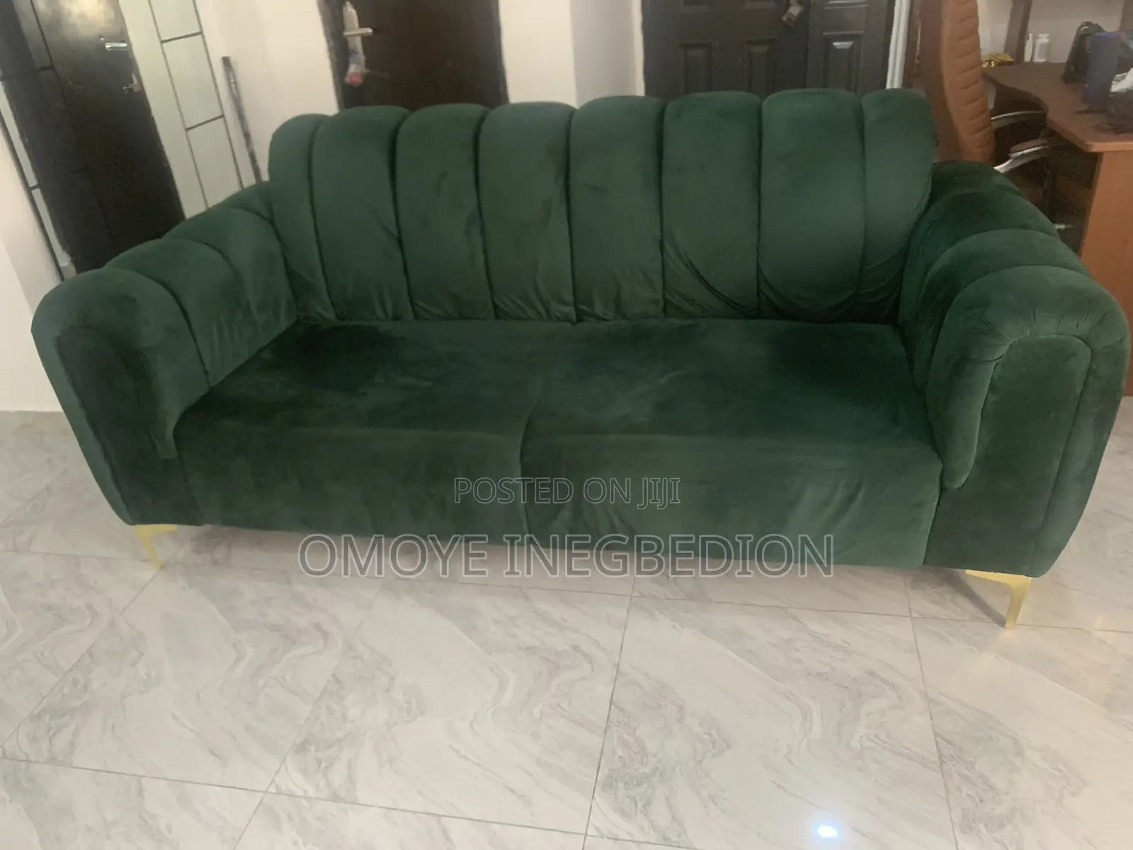 Green 3 Seater Sofa