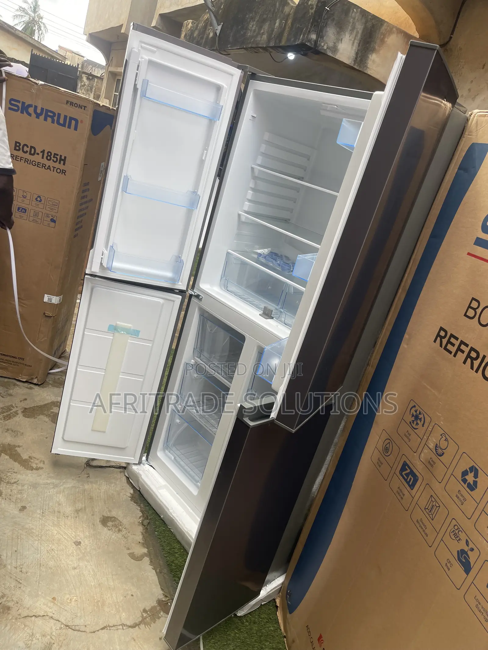 Skyrun BCD-450HC Side-by-Side Fridge With 450L Capacity