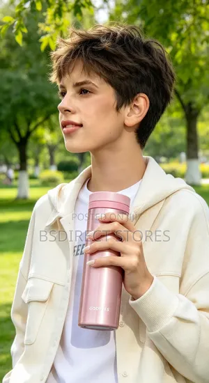 Thermos ROSE GOLD Super Light Personal Portable Travel Tumbler, 470ml