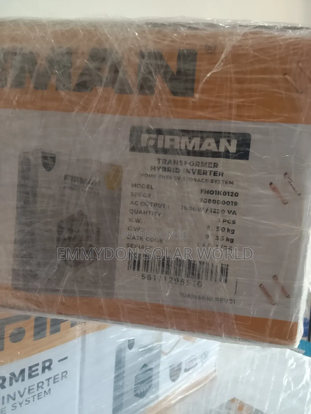 FIRMAN Solar Hybrid Inverter 1kva 12v
