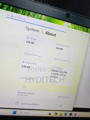 Laptop Dell Latitude 7480 8GB Intel Core i7 SSD 256GB