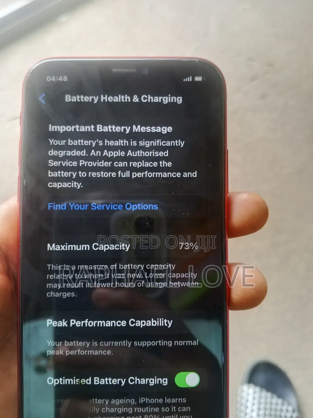 Apple iPhone XR 64 GB Red