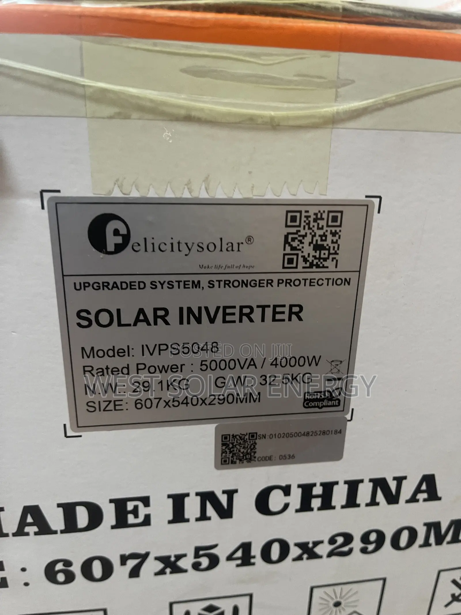 5Kva 48V IVPS Felicity Solar Inverter