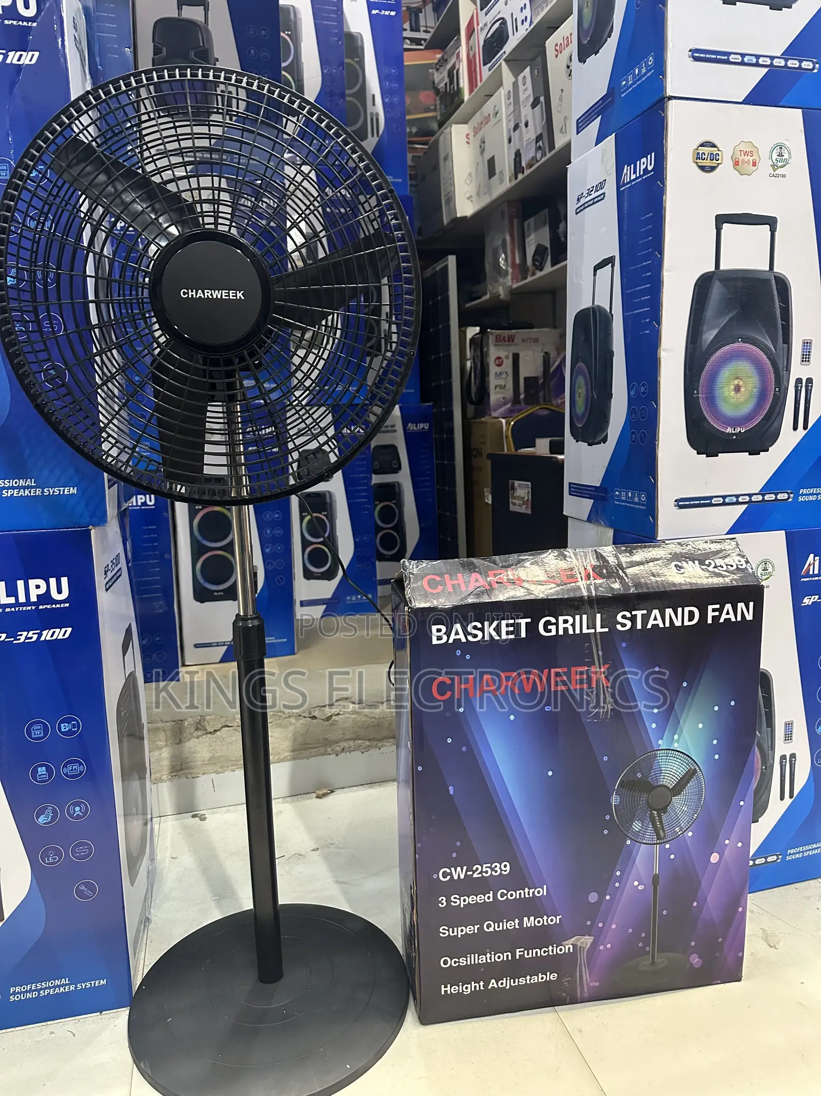 CHARWEEK Standing Fan