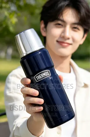 Thermos MIDNIGHT BLUE Stainless Steel King Drink Flask,470ml