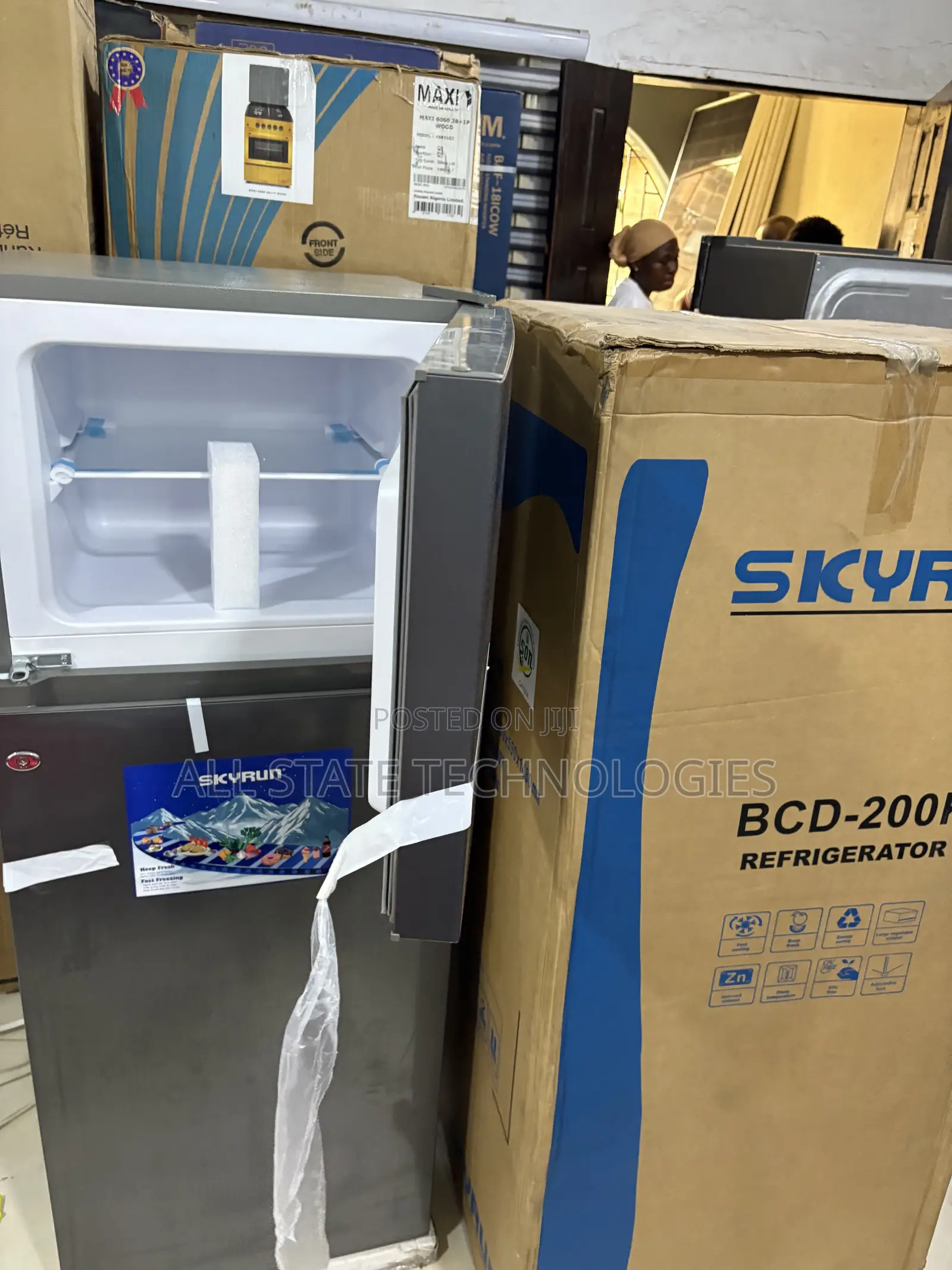 SKYRUN BCD-200K Fridge for Home Kitchen