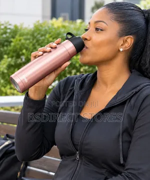Thermos ROSE GOLD Carbonated Beverage Drinks Bottle 500ml