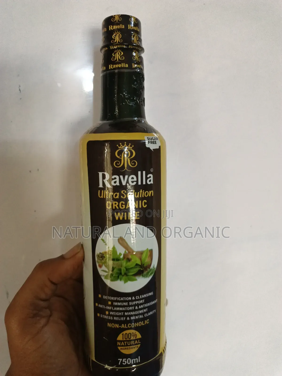 Ravella Ultra Solution Organic Wine Takes Care of Infections