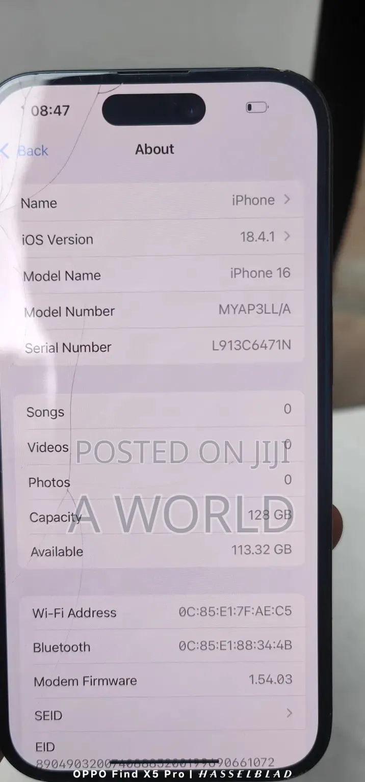Apple iPhone 16 128 GB Black