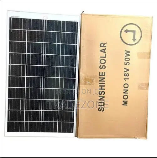 Sunshine 50W Monocrystalline Solar Panel