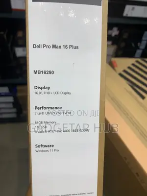 New Laptop Dell Pro Max 16 64GB Intel Core Ultra 9 SSD 1T