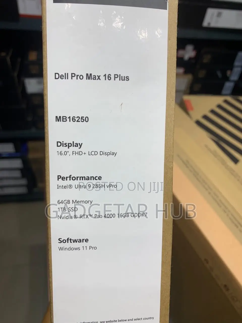 New Laptop Dell Pro Max 16 64GB Intel Core Ultra 9 SSD 1T