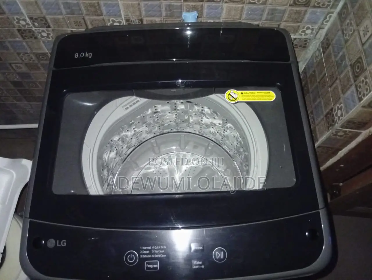 LG Top Load 8KG Automatic Washing Machine