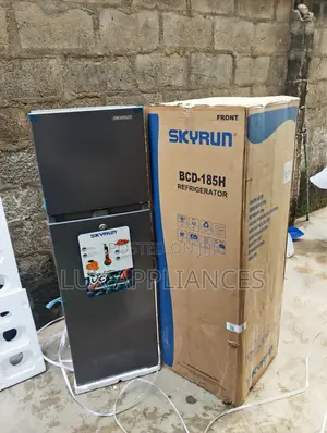 Skyrun BCD-185H Professional-Style Double Door Refrigerator