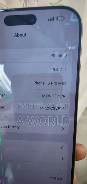 Apple iPhone 16 Pro Max 256 GB Silver